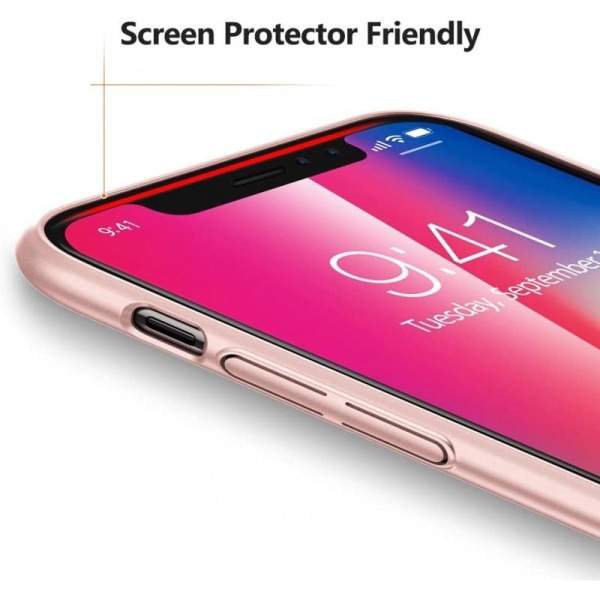 iPhone XS Max Ultratunt Lätt Skal Skal Basic V2 Rosa guld