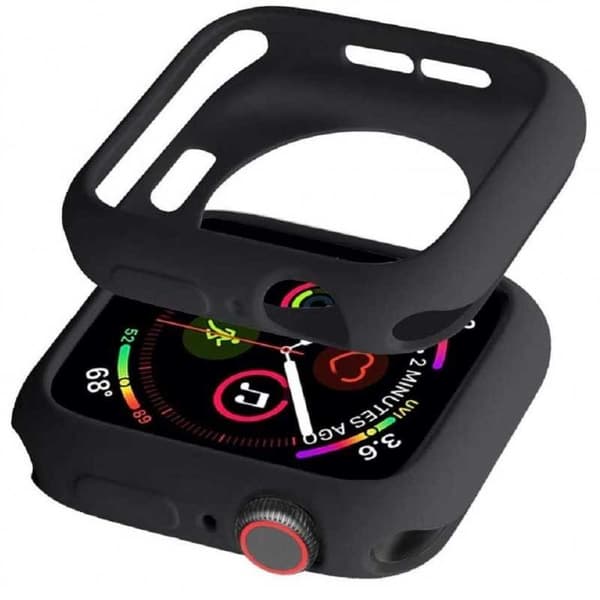 2-PACK Mjukt Bumperskal Apple Watch SE 44mm Vit