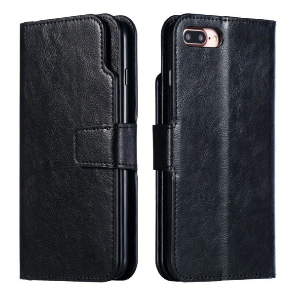 iPhone 7 Plus / 8 Plus praktisk lommebokveske med 12-Pocket Arra Black