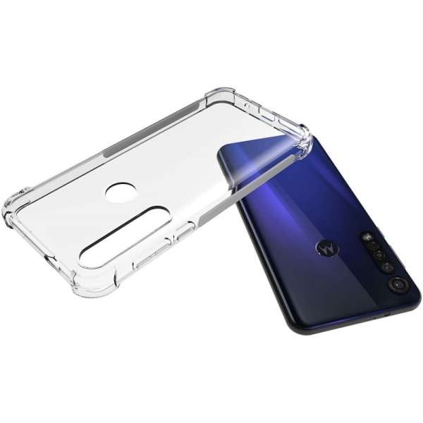 Motorola Moto G8 Plus stødabsorberende silikone Shell Shockr Transparent