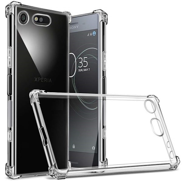 Xperia XZ1 stødabsorberende silikone Shell Shockr Transparent