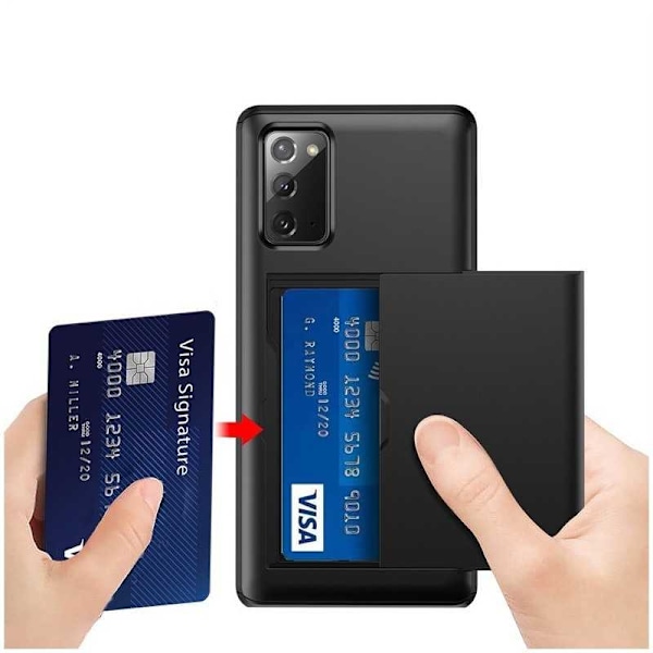Samsung S20 FE Iskunkestävä kansikorttipaikka StreetWise Black