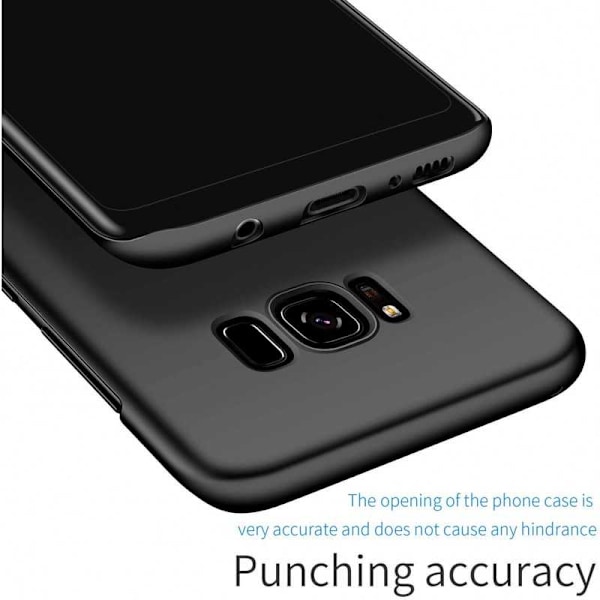 Samsung S8 Plus tyndt mat sort cover Basic V2 Black