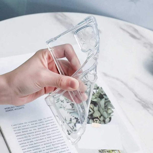 Ohut iskunkestävä kännykkäkuori korttipaikalla Samsung S23 Ultra Transparent