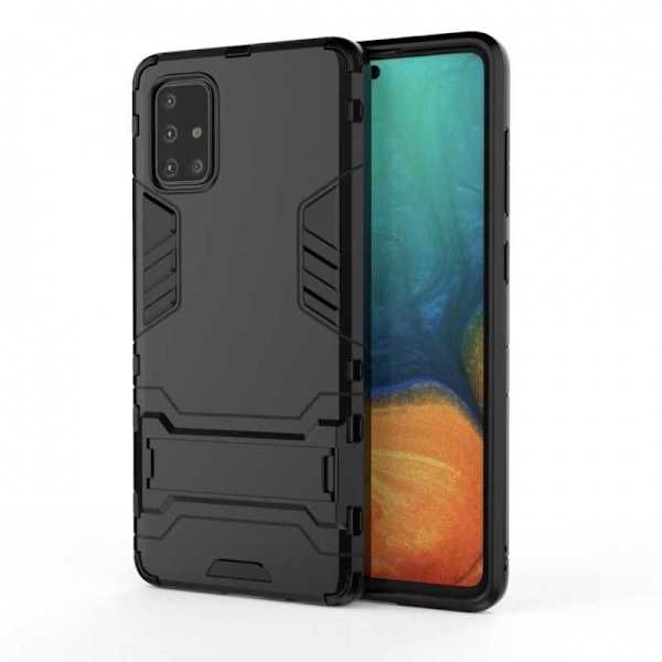 Samsung A71 Stødsikkert cover med tynd armering Black