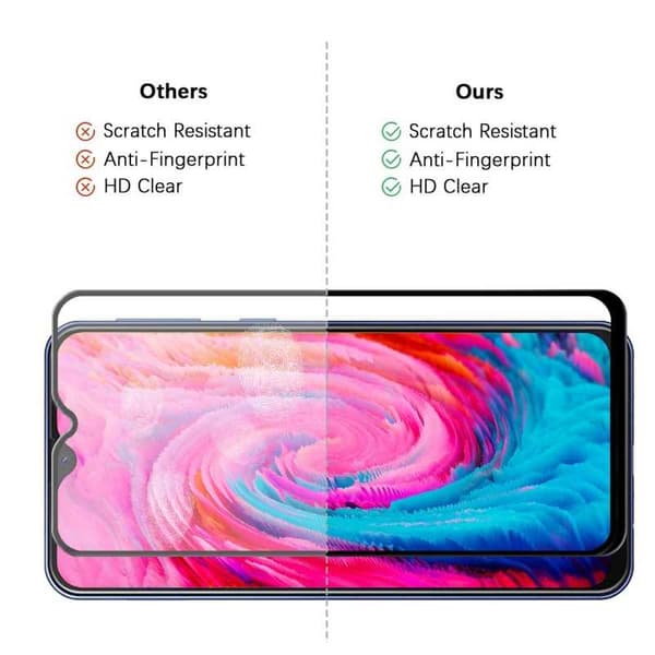 Samsung Galaxy M20 Härdat Glas 0.26mm 9H Fullframe Transparent