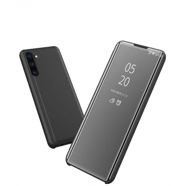 Samsung Note 10 Plus Smart Flipfodral Clear View Standing V2 Rocket Svart