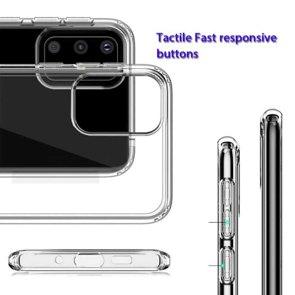 360° Heltäckande & Stötdämpande Skal Samsung S20 Ultra Transparent