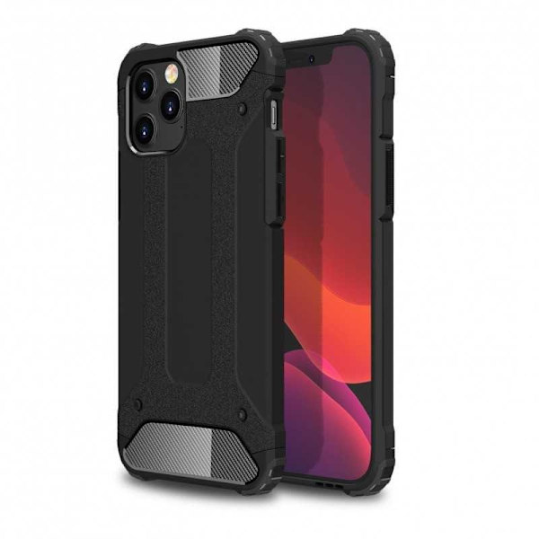 iPhone 12 Pro Max Iskunkestävä SlimArmor Black