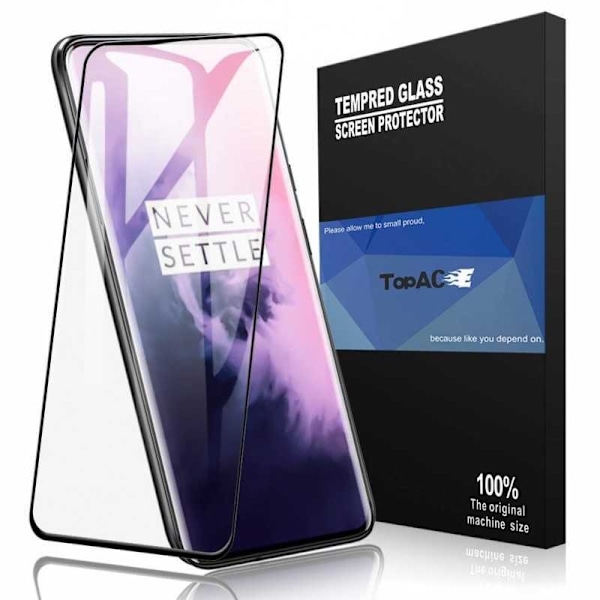 OnePlus 7 Pro hærdet glas 3D 0,26 mm 9H Fullframe Transparent