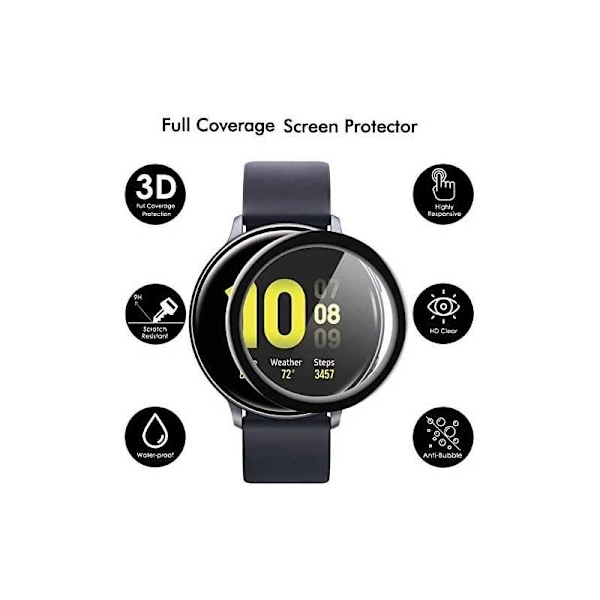 Amazfit Bip U Pro FullFrame 3D karkaistu lasi 0,26mm 9H Transparent