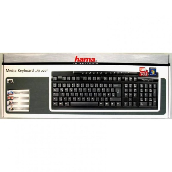Multimedia tastatur HAMA AK-220 Black