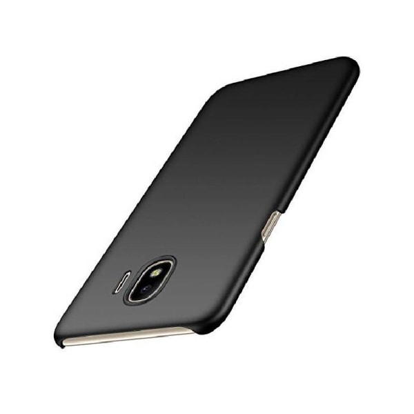 Samsung J4 Plus ultraohut kumipinnoitettu mattamusta kansi SM-J4 Black