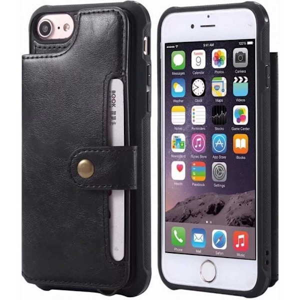 iPhone 7 ja 8 monitoimikorttipidike 5-paikkainen Winston Black