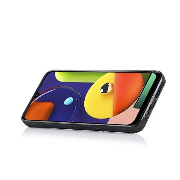 Samsung A50 / A50S Mobilskal med Korthållare Retro V4 Svart