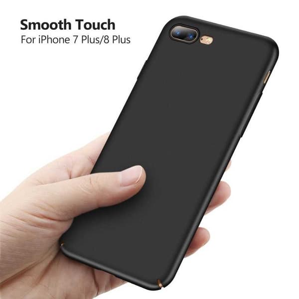 iPhone 8 Plus Ultra Thin Matte Black Cover Basic V2 Black