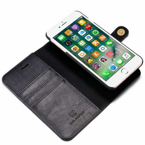 Mobil lommebok magnetisk DG Ming iPhone 7 Plus Black