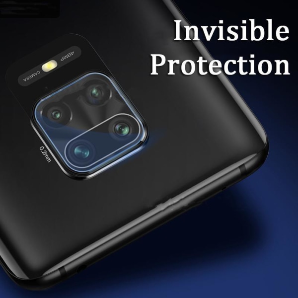 Xiaomi Redmi Note 9 Kamera Skydd Linskydd Flexibelt Glas Svart