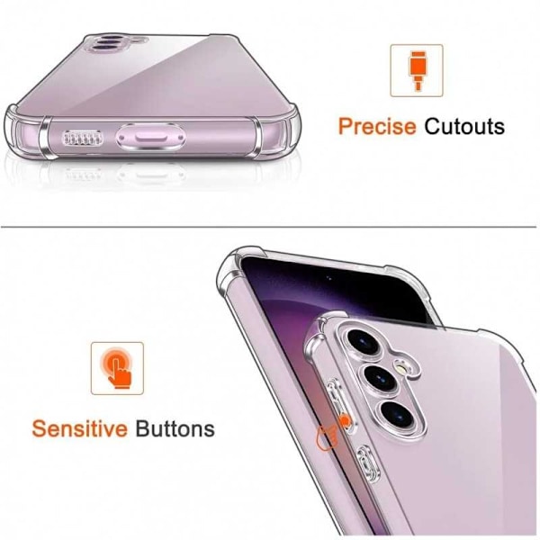Samsung S24 Plus Stöttåligt Skal med Förstärkta Hörn