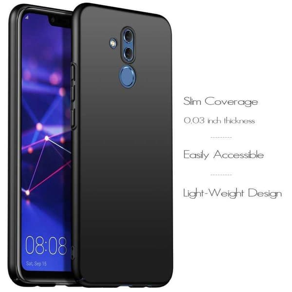 Huawei Mate 20 Lite Ultra Thin Matte Black Cover Basic V2 Black