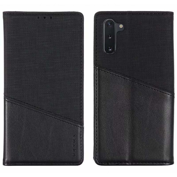 Samsung Note 10 Elegant Fodral i PU-Läder med RFID Block Svart