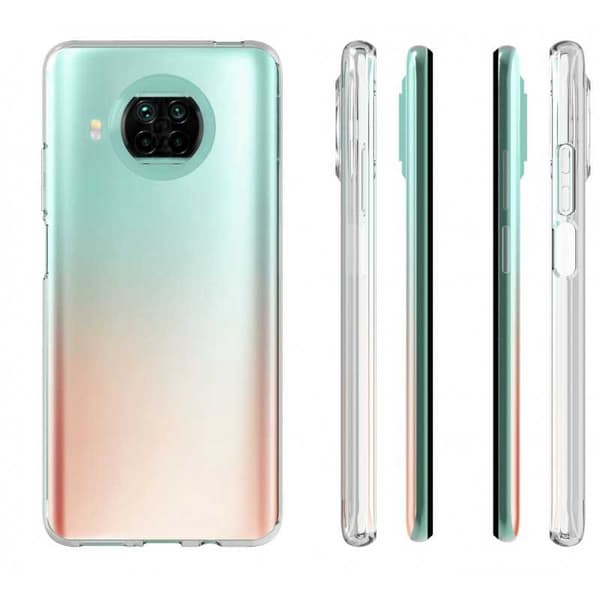 Xioami Mi 10T Lite iskuja vaimentava pehmeä kansi Simple Transparent