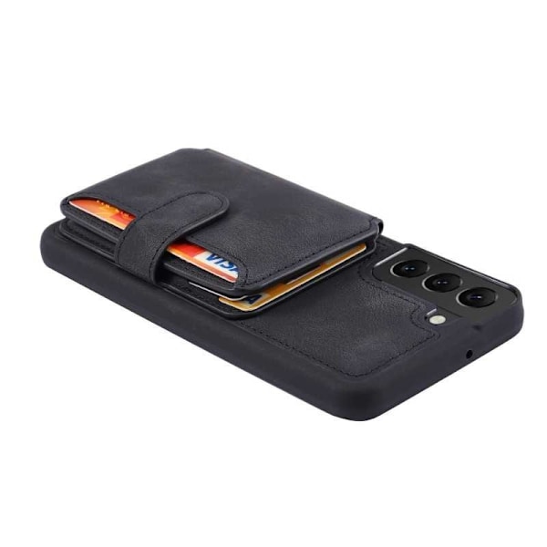 Samsung S22 Plus Iskunkestävä Premium Cover 7-SLOT Solid V6 Nordcell™ Black