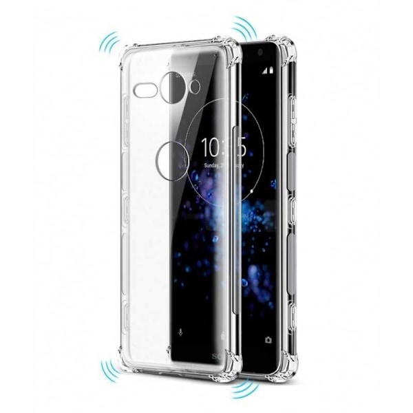 Xperia XZ2 Compact stødabsorberende Silikone Shell Shockr Transparent