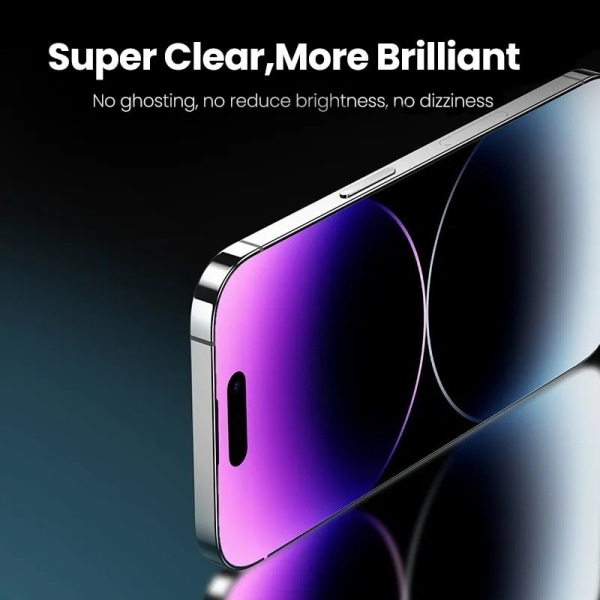 iPhone 14 Pro Privacy karkaistu lasi 0,26mm 3D 9H Transparent
