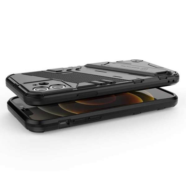iPhone 12 Stöttåligt Skal med Kickstand ThinArmor V2 Svart