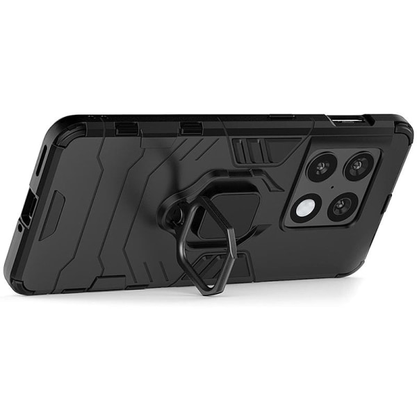 OnePlus 10 Pro Stöttåligt Skal med Ringhållare ThinArmor Black
