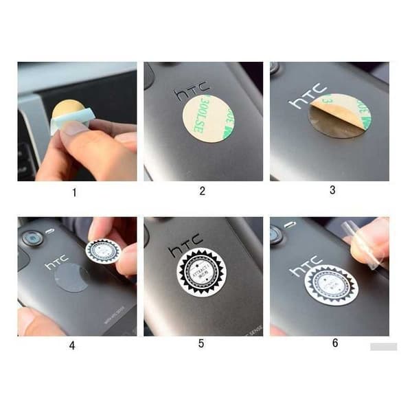 Universal Magnethållare för Mobiler Svart