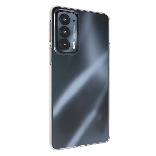 Motorola Edge 20 Stöttåligt Genomskinligt Skal Simple Transparent