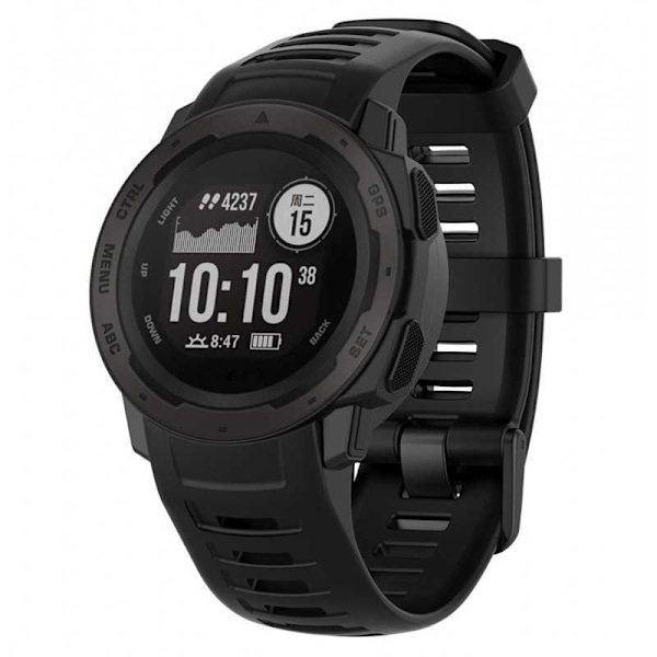 Garmin Instinct Stilren Silikon Armband Runnr Svart