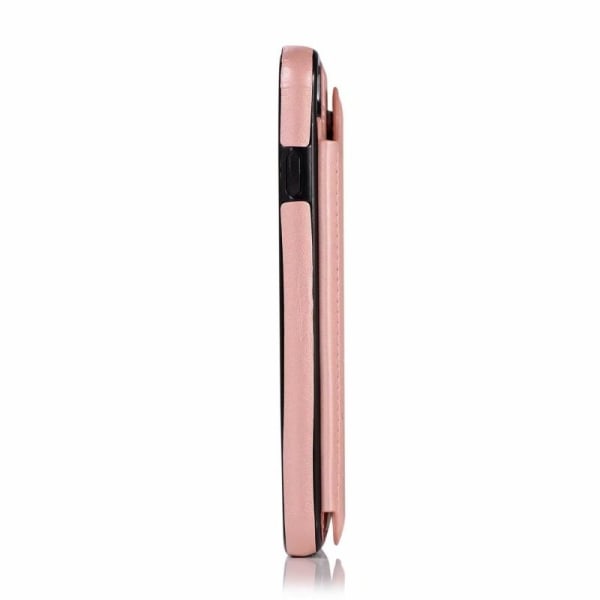 iPhone 8 Iskunkestävä Kotelo Korttiteline 3-POCKET Flippr V2 Pink gold