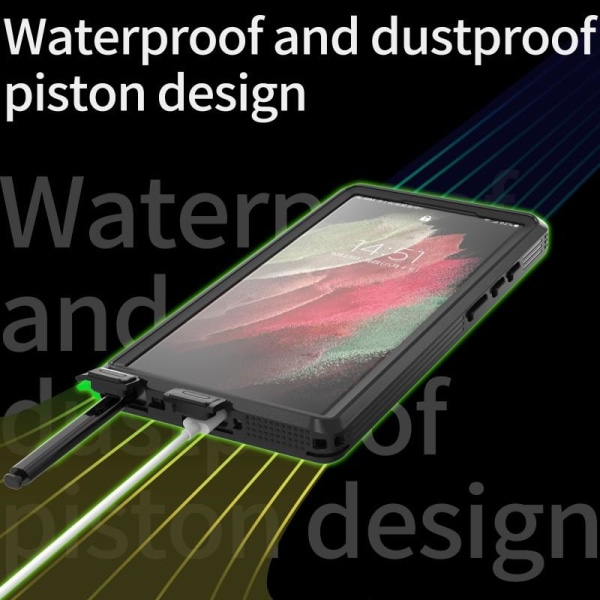 Samsung S23 Ultra Fulddækkende vandtæt premium skal - 2m
