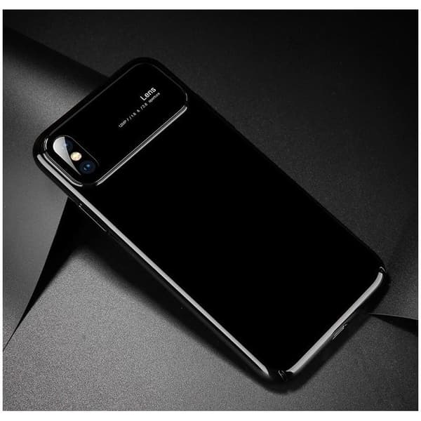 iPhone X Ultratunnt Stötdämpande Skal Blanc Svart