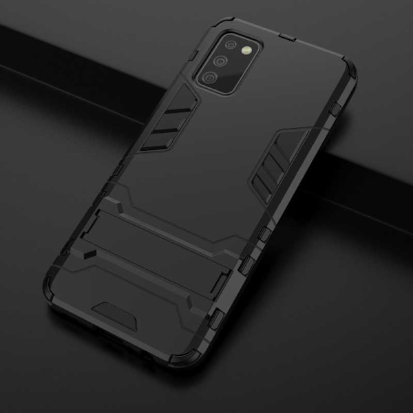Samsung A02s Iskunkestävä kotelo jalustalla ThinArmor Black