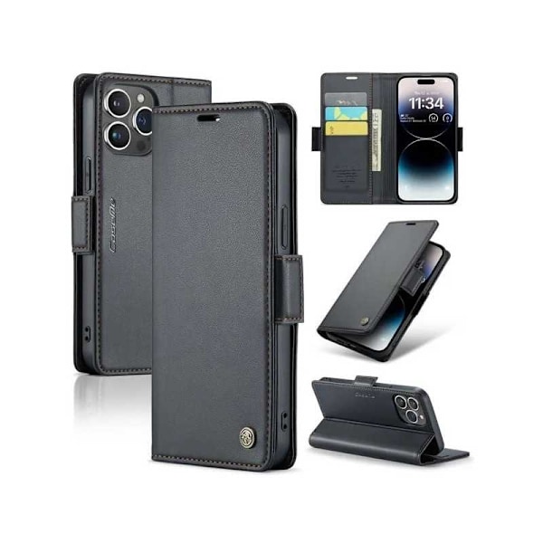 CaseMe Skin Pro Fodral iPhone 14 Pro Max Svart