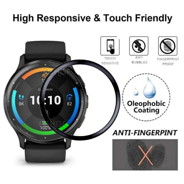Garmin Venu 3 FullFrame 3D Härdat glas 0.26mm 9H Transparent