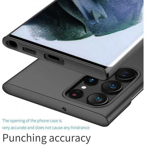 Samsung S24 Ultra Ultra-ohut kumipinnoitettu Mattavärinen Basic V2