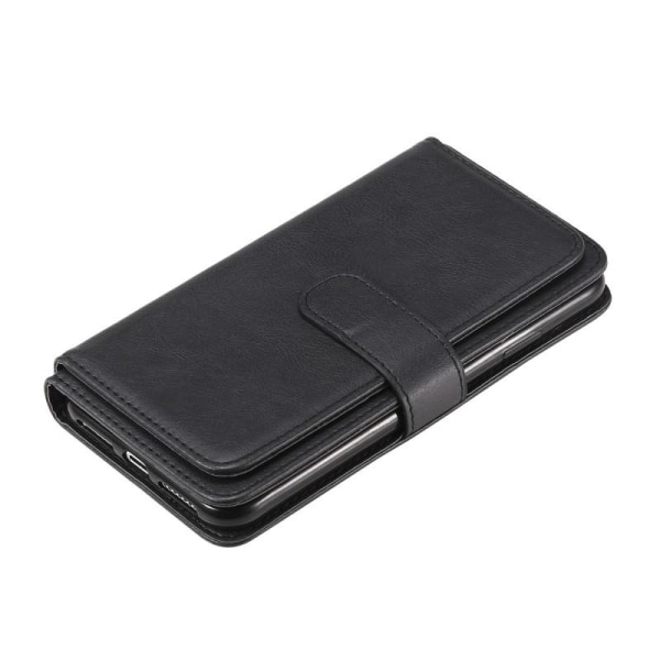 iPhone XS Max Praktisk Lommebokveske Med 11-Pocket Array V2 Black