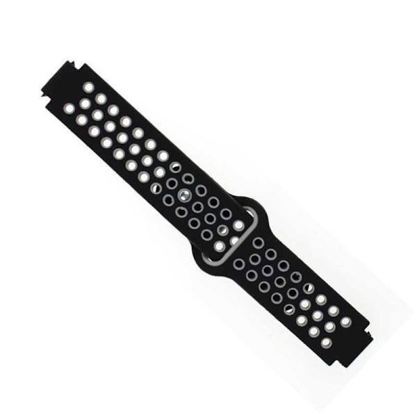 Samsung Galaxy Watch 4 (40/42/44 / 46mm) tyylikäs urheiluranneke Runnr Black Svart/Grå