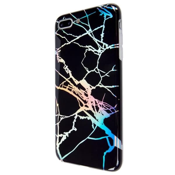 iPhone 8 Plus Stötdämpande Marmorskal Lazr Vit