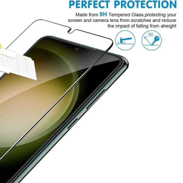 Samsung S23 Plus herdet glass 0,26mm 2,5D 9H Transparent
