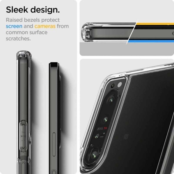 Xperia 5 IV stødabsorberende silikonetui Simple Transparent