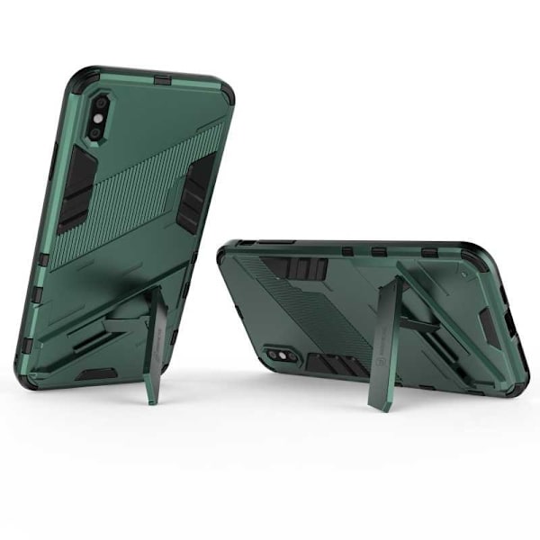 iPhone XS Max iskunkestävä kotelo jalustalla ThinArmor V2 Orange