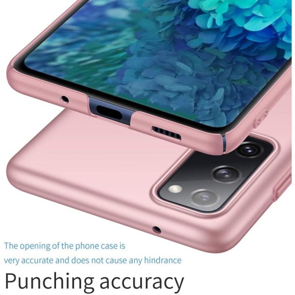 Samsung S20 FE Ultra tyndt letvægtscover Basic V2 Rose Gold Pink gold