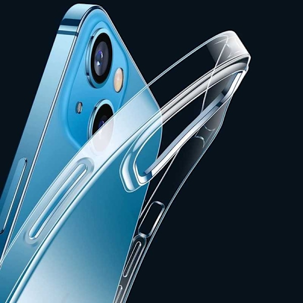 iPhone 15 iskuja vaimentava silikonikotelo Simple