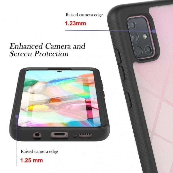 Samsung A71 Full Coverage Premium 3D-etui ThreeSixty Transparent
